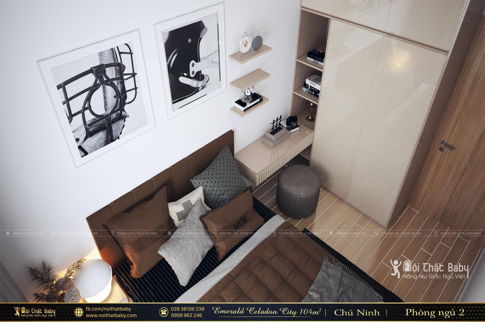 Tổng hợp các mẫu thiết kế nội thất Chung cư Emerald Celadon City